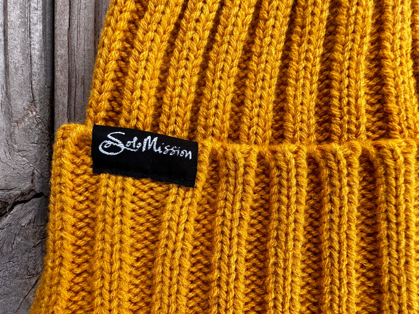 Solo Mission Cable Knit (Mustard Yellow)